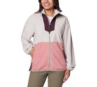 Columbia Women's Sequoia Grove Full Zip Fleece, Dark Stone/Pink Agave, XXL