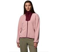 Columbia Women's Sequoia Grove Full Zip Fleece, Full Zip Fleece Jacket, Eraser Pink, Rich Wine, M