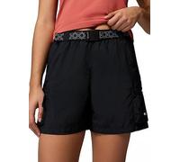 Columbia Womens Sequoia Grove Woven Walking Shorts, Black, Size Xl, Women Black