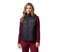 Columbia Women's Sienna Hill Quilted Vest, Puffer Vest Body Warmer, Black, Medium