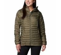Columbia Women's Silver Falls 2 Hooded Jacket, Stone Green, XL