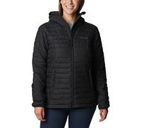 Columbia Women's Silver Falls Hooded Jacket, Hooded Puffer Jacket, Black, Size XS