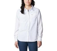 Columbia Women's Silver Ridge 3.0 EUR Long Sleeve Long Sleeve Shirt, White, Size XL