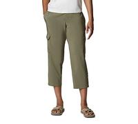 Columbia Women's Silver Ridge Utility Capri Hiking Pants, Stone Green, 22