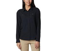 Columbia Women's Silver Ridge Utility Long Sleeve Shirt Hiking, Black, 3X