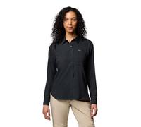 Columbia Women's Silver Ridge Utility Long Sleeve Shirt, Long Sleeve Shirt, Black, M