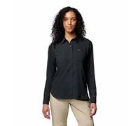 Columbia Women's Silver Ridge Utility Long Sleeve Shirt, Long Sleeve Shirt, Black, XL