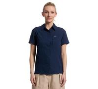 Columbia Women's Silver Ridge Utility Short Sleeve Shirt, Collegiate Navy, M