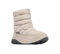 Columbia Women's Snowtrot Mid Snow Boot, Soft Taupe/Shark, 9 Wide