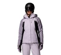 Columbia Women's Snowy Summit Insulated Jacket, Ski Jacket, Lavender Pearl/Black/Shl Prpl Crss Dy, S