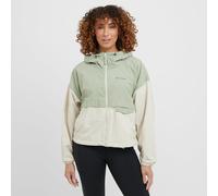 Columbia - Women's hooded windbreaker jacket - Spire Valley Cropped Windbreaker Safari, Dark Stone for Women - Size S - Beige Beige S
