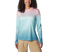 Columbia Women's Standard Tidal Tee PFG Palm Rise, Sorbet Gradient/Palm Rise, L