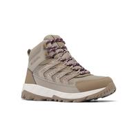 Columbia Women's Strata Trail Mid Waterproof, Mid Rise Trekking and Hiking Boots, Kettle, Blush Rose, 7