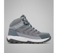 Columbia Women's Strata Trail Mid WP, Mid Rise Trekking and Hiking Boots, Titanium Grey Steel/Sage Leaf, 5 Regular