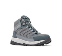 Columbia Women's Strata Trail Mid WP, Mid Rise Trekking and Hiking Boots, Titanium Grey Steel/Sage Leaf, 3 Regular