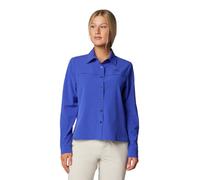 Columbia Women's Summit Valley Woven Long Sleeve Shirt, Clematis Blue, X-Large