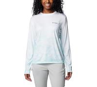 Columbia Women's Super Tidal Tee PFG Fish Flow Sailfish, Gulf Stream Undulating Fade/FF Sailfish, Medium