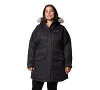 Columbia Women's Suttle Mountain Long Insulated Jacket, Black, XXL