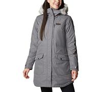 Columbia Women's Suttle Mountain Long Insulated Jacket, City Grey, Small, City Grey, S