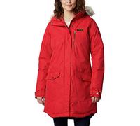 Columbia Women's Suttle Mountain Long Insulated Jacket, Red Lily, S UK
