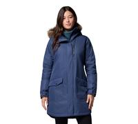 Columbia Women's Suttle Mountain Long Insulated Jacket, Winter Jacket, Collegiate Navy, M