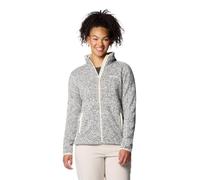 Columbia Women's Sweater Weather Full Zip 2, Full Zip Fleece Jacket, Chalk Heather, XL