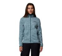 Columbia Women's Sweater Weather Full Zip 2, Full Zip Fleece Jacket, Everblue Heather, Medium