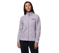 Columbia Womens Sweater Weather Full Zip Fleece Purple XL