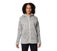 Columbia Women's Sweater Weather Sherpa Full Zip 2, Chalk Heather, M