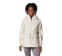 Columbia Women's Sweet Creek 2 Lined Rain Jacket, Waterproof Rain Jacket, Dark Stone, X-Small