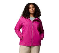 Columbia Women's Switchback 4 Jacket, Waterproof Rain Jacket, Fuchsia, M