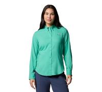 Columbia Women's Tamiami II Long Sleeve Shirt, Glaze Green, XL