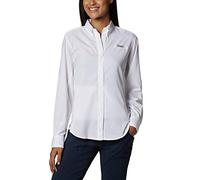 Columbia Women's Tamiami II Long Sleeve Shirt Plus Size,White,2X