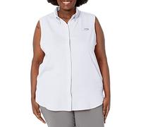 Columbia Women's Tamiami Sleeveless Shirt, White, Small