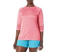 Columbia Women's Tidal Tee Ii Long Sleeve, Lollipop/White Logo, L