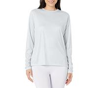 Columbia Women's Tidal Tee PFG Fish Flag Long Sleeve, Cool Grey/Fish Flag Ombre, Medium