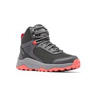Columbia Women's Trailstorm Ascend Mid WP waterproof mid rise hiking boots, Grey (Dark Grey x Red Coral), 3 UK
