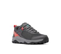 Columbia Trailstorm Ascend Waterproof - Walking shoes - Women's Dark Grey / Red Coral 38