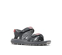 Columbia Women's Trailstorm Hiker 2 Strap sports sandals, Grey (Graphite x Red Hibiscus), 3 UK