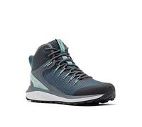 Columbia Women's Trailstorm Mid Waterproof Shoes – Grey/Graphite/Dusty Green – UK 9.5