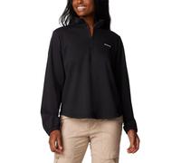 Columbia Women's Trek French Terry Half-Zip Update, Black, L