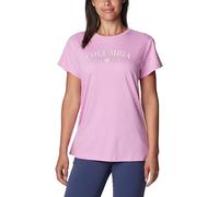 Columbia Women's Trek Short Sleeve Graphic Tee, Cosmos/CSC Tradition, Large