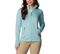 Columbia Women's W Park View Grid Fleece Full Zip Full Zip Fleece Jacket, Aqua Haze Heather, Size L