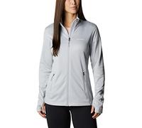 Columbia Women's W Park View Grid Fleece Full Zip Full Zip Fleece Jacket, Cirrus Grey x Heather, Size M