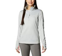 Columbia Women's W Park View Grid Fleece Half Zip Fleece Pull Over, Cirrus Grey x Heather, Size L