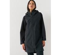 Columbia Womens Weekend Adventure II Longlie Shell Jacket, Black, Size Xl, Women Black
