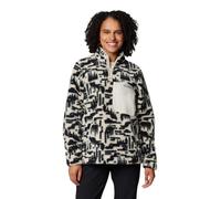 Columbia Women's West Bend 1/4 Zip II, Dark Stone Highland Tonal, 2X