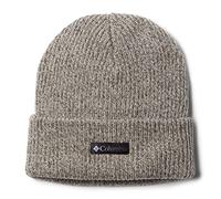 Columbia Women's Whirlibird Cuffed Beanie Hat, Dark Stone/Shark Marled/Gradient Logo, One Size
