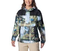 Columbia Challenger Windbreaker - Wind jacket - Women's Napa Green Chasing Falls Print / Black S