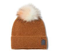 Columbia Women's Winter Blur Pom Beanie Hat, Camel Brown, One Size